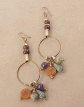 Load image into Gallery viewer, Multi-Czech Dangling Earrings