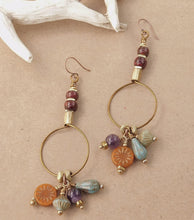 Load image into Gallery viewer, Multi-Czech Dangling Earrings