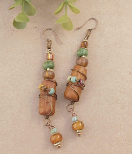 Rustic AfroBoho Earrings