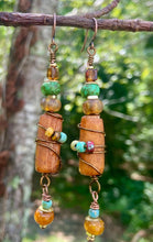 Load image into Gallery viewer, Rustic AfroBoho Earrings