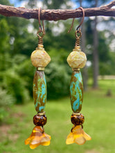 Load image into Gallery viewer, Picasso Czech Bohemian Earrings